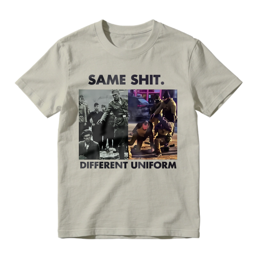 Same Shit Different Uniform Historical And Modern Soldiers Comparison Graphic Unisex Classic T-shirt