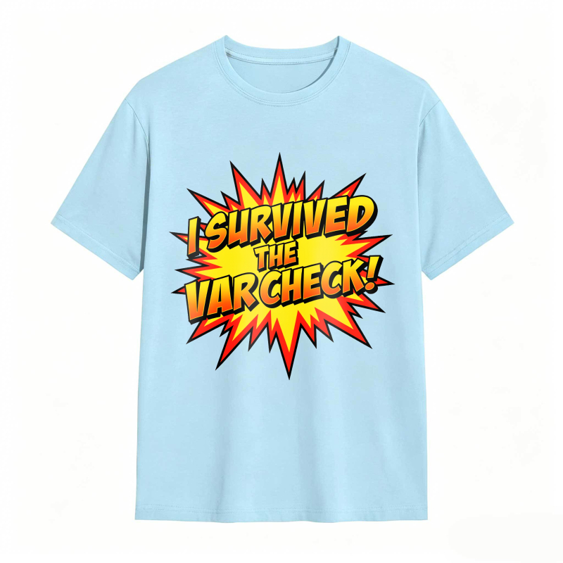 I Survived The Var Check Explosion Graphic Unisex Classic T-shirt