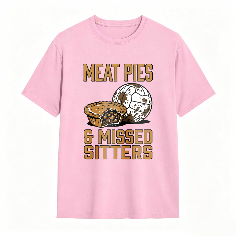 Meat Pies And Missed Sitters Football Theme Unisex Classic T-shirt