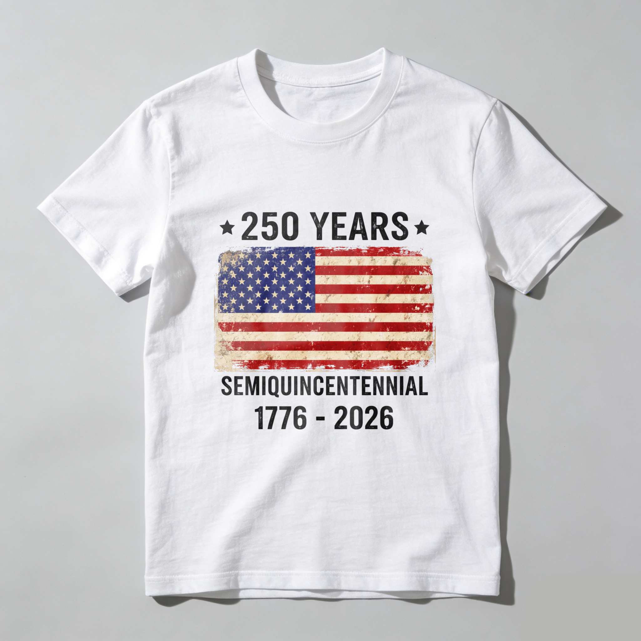 250 Years American Flag Semiquincentennial 1776 2026 Independence Day Celebration T-Shirt