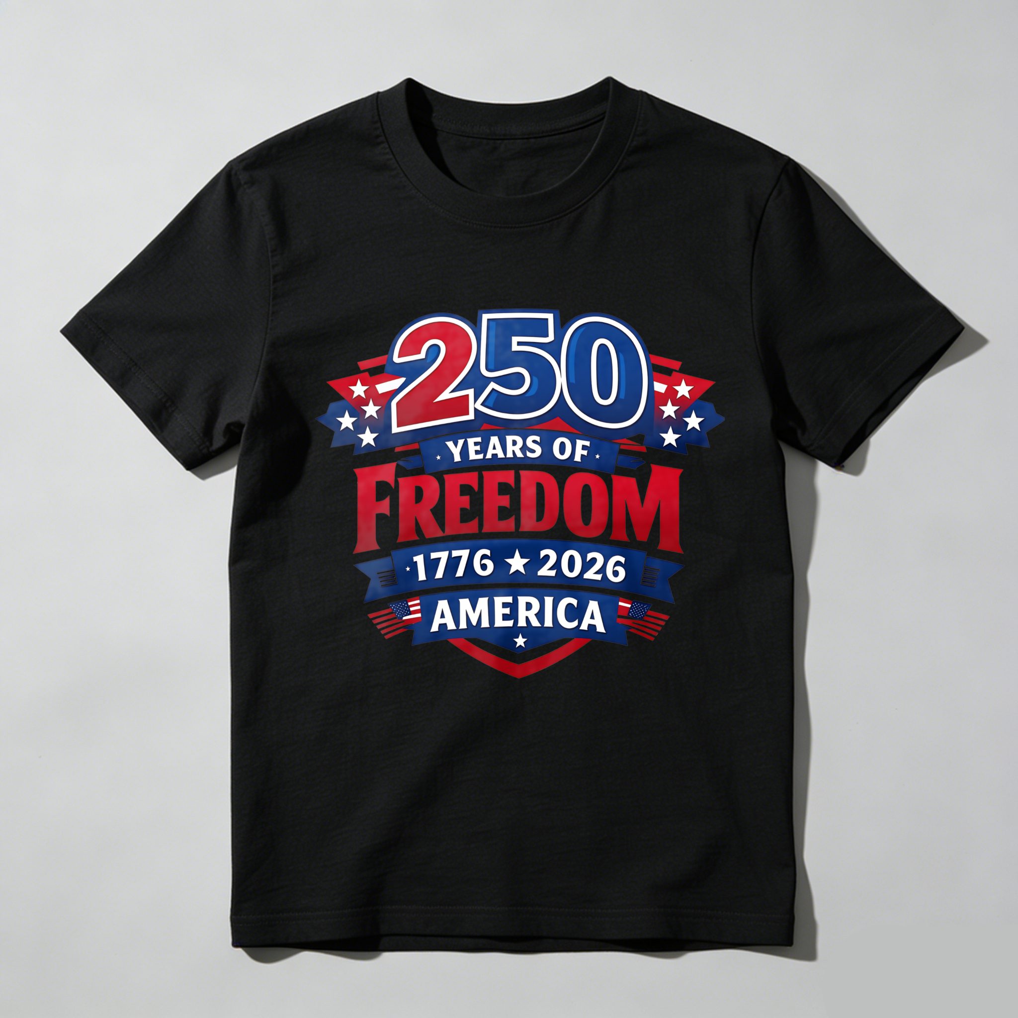 250 Years Of Freedom 1776 2026 America T-shirt