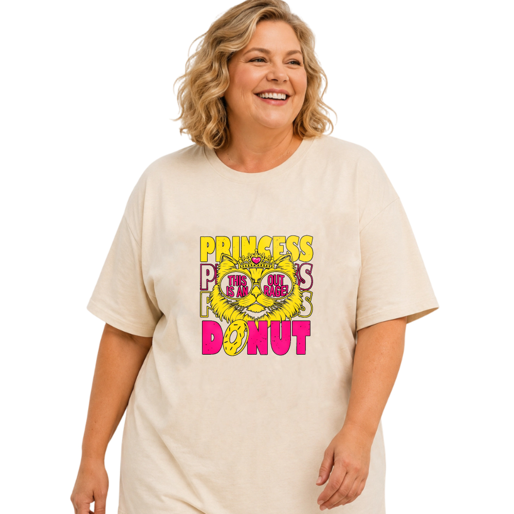 Princess This Out Is An Rage Donut tshirt 100% cotton