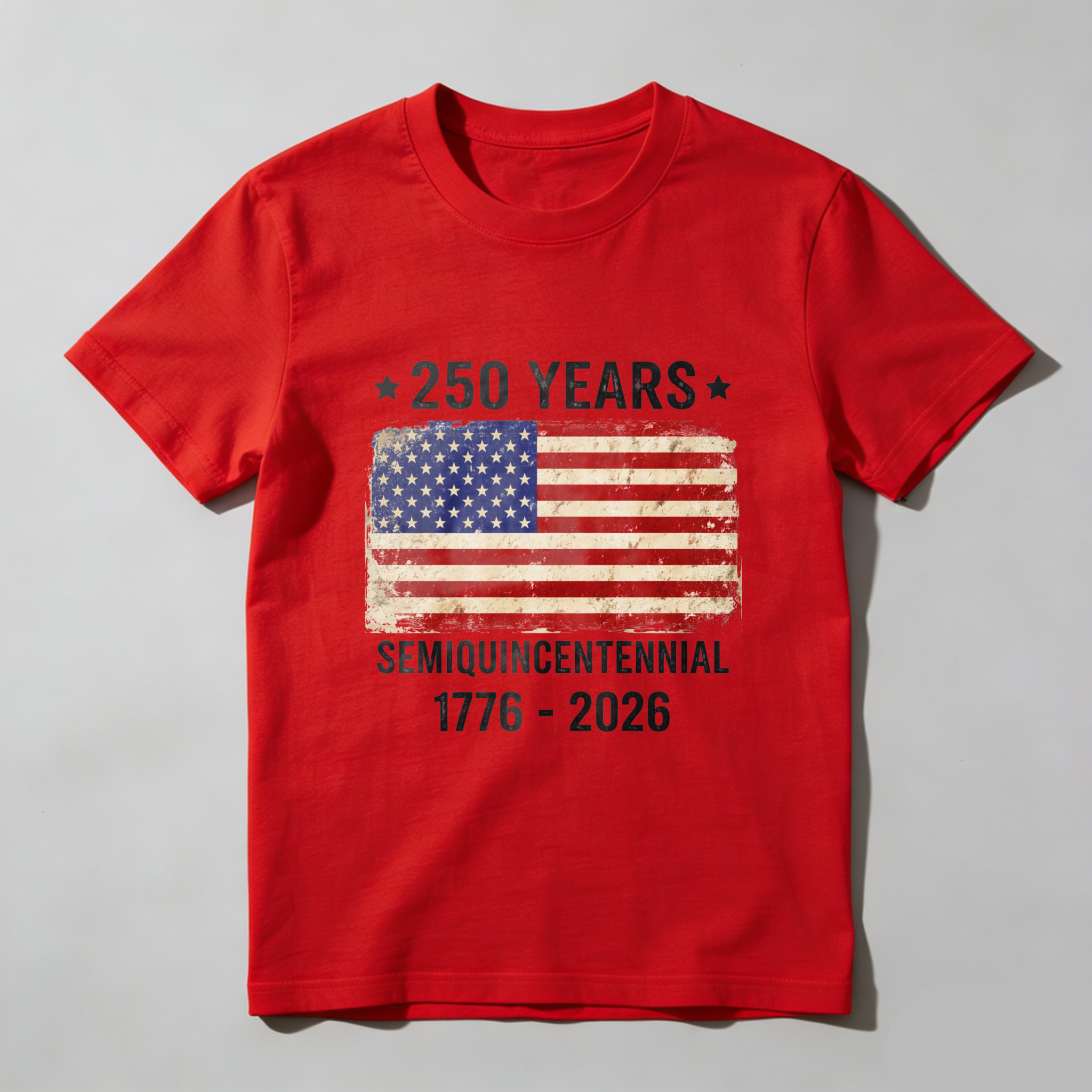 250 Years American Flag Semiquincentennial 1776 2026 Independence Day Celebration T-Shirt