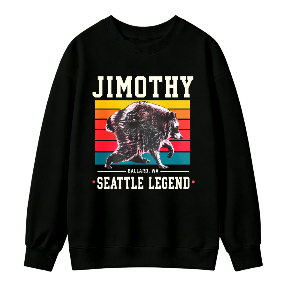 Jimothy Seattle Legend Bear Graphic Sweatshirt