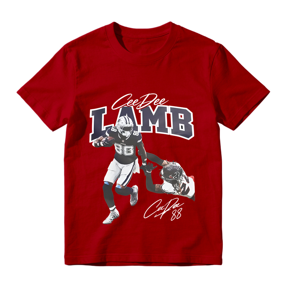 Ceedee Lamb Shirt, Vintage Sport Tee, Retro American Football Bootleg Gift