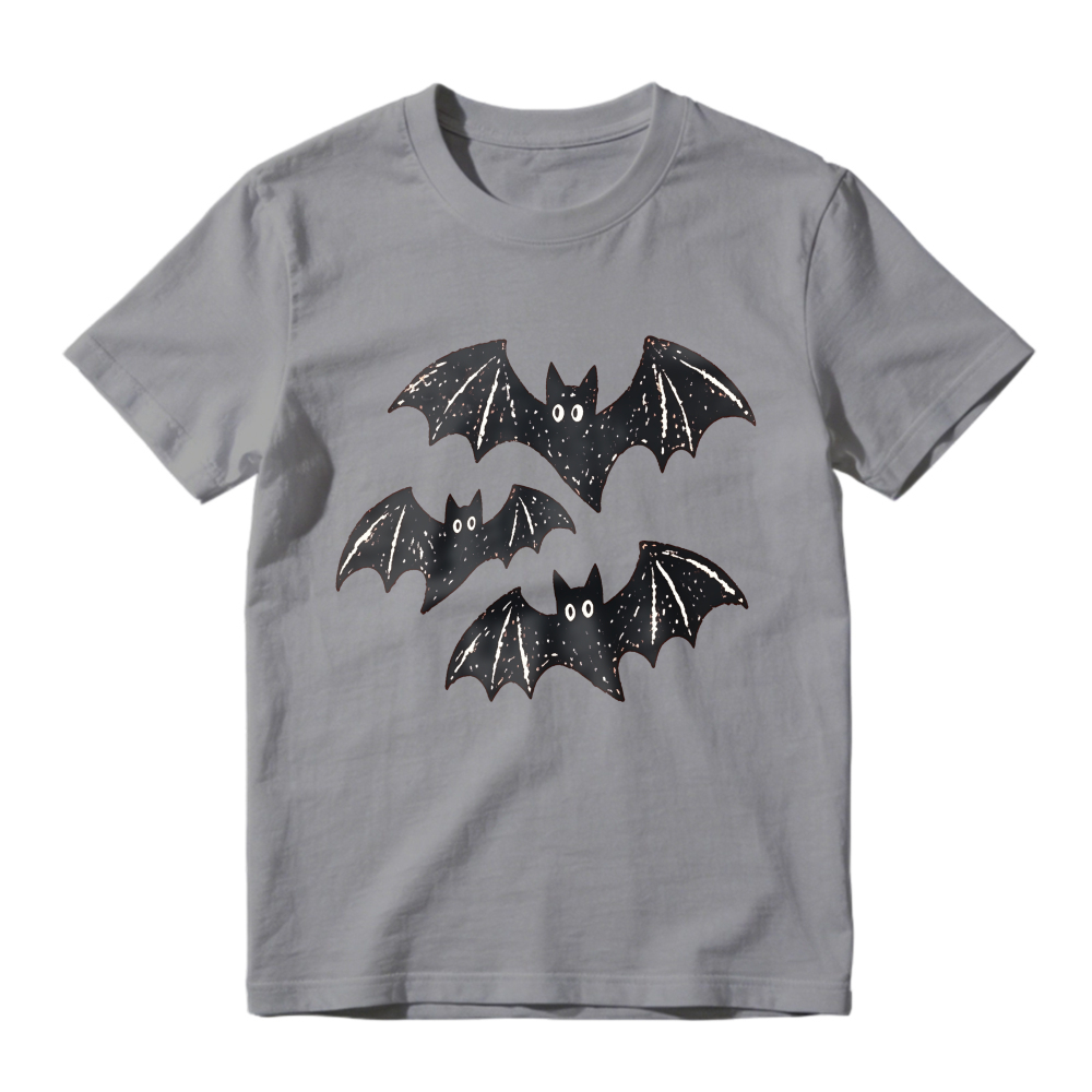 Starry Night Bat Silhouette Graphic Unisex Classic T-shirt