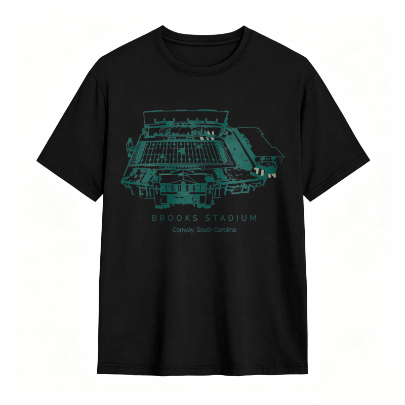 Brooks Stadium Conway South Carolina Stadium Graphic T-shirt