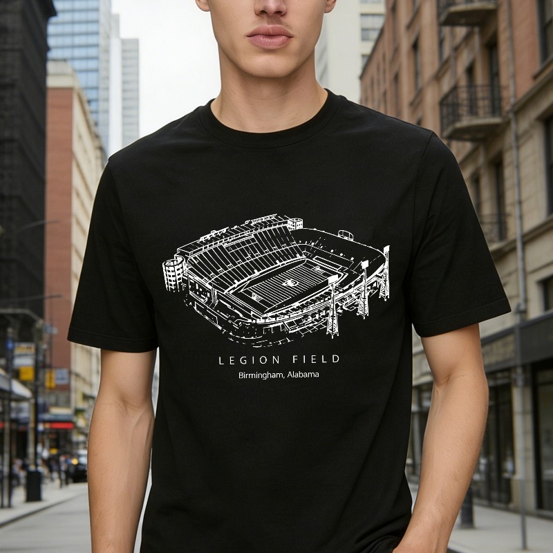 Legion Field Stadium Birmingham Alabama T-shirt