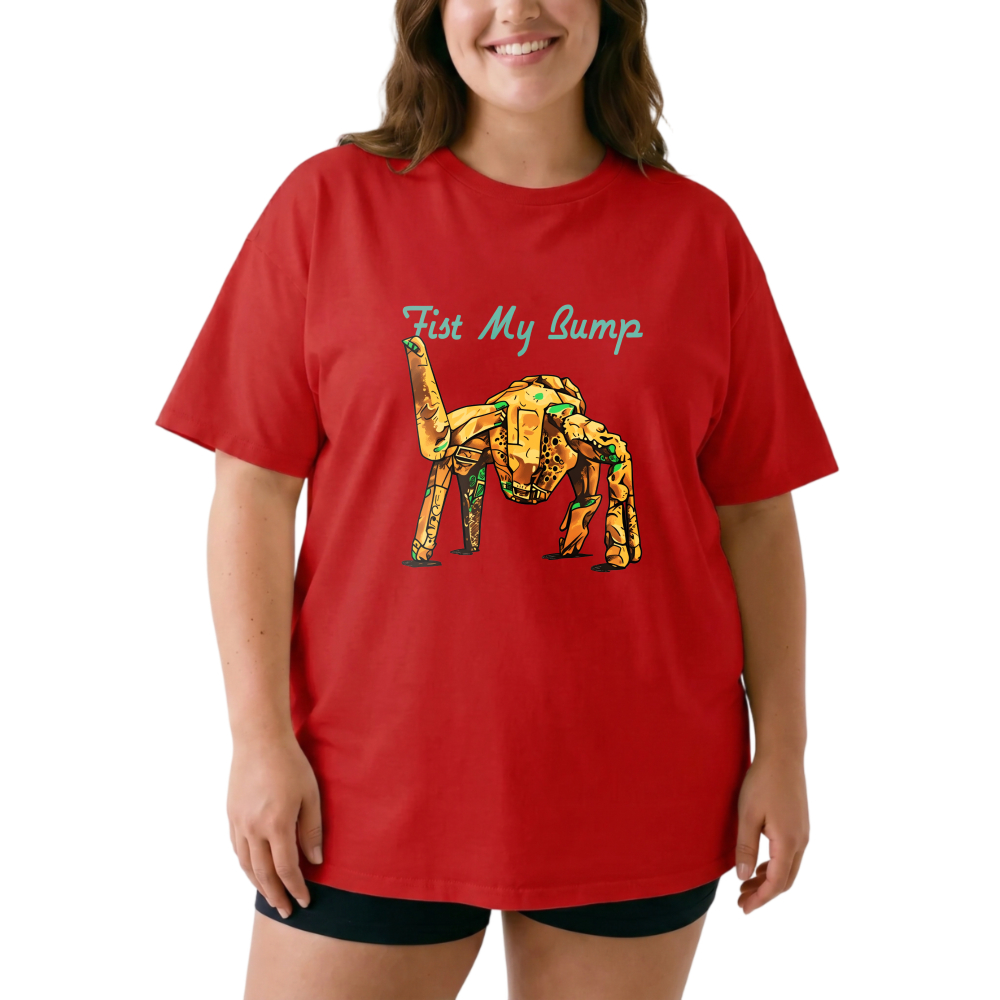 Fist My Lump Robot Design tshirt 100% cotton