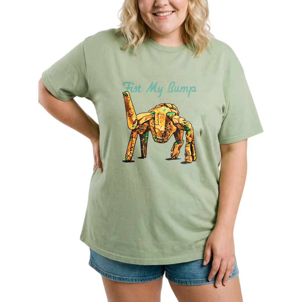 Fist My Lump Robot Design tshirt 100% cotton