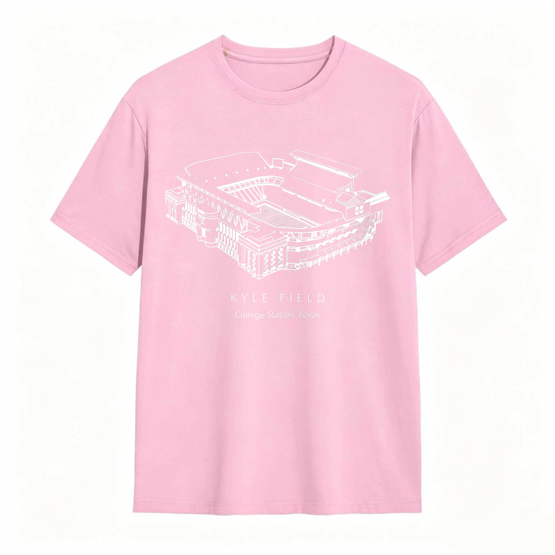 Kyle Field College Station Texas Stadium Graphic T-shirt