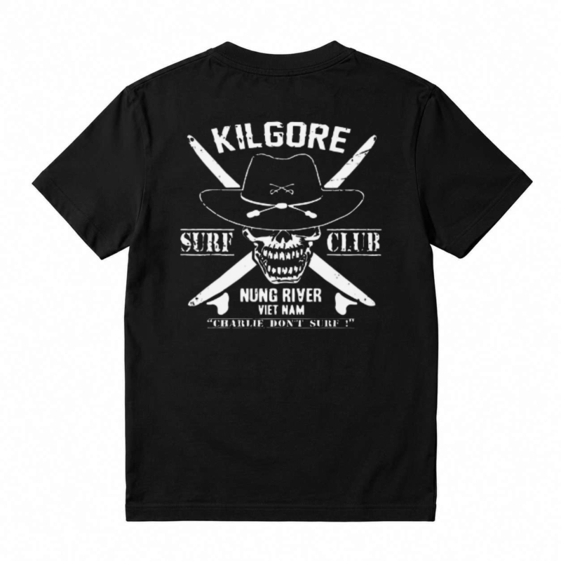 Kilgore Surf Club Skull And Crossed Surfboards Graphic Unisex Classic T-shirt