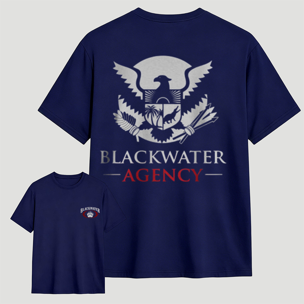 Blackwater Agency Eagle Crest Double Sided Tee