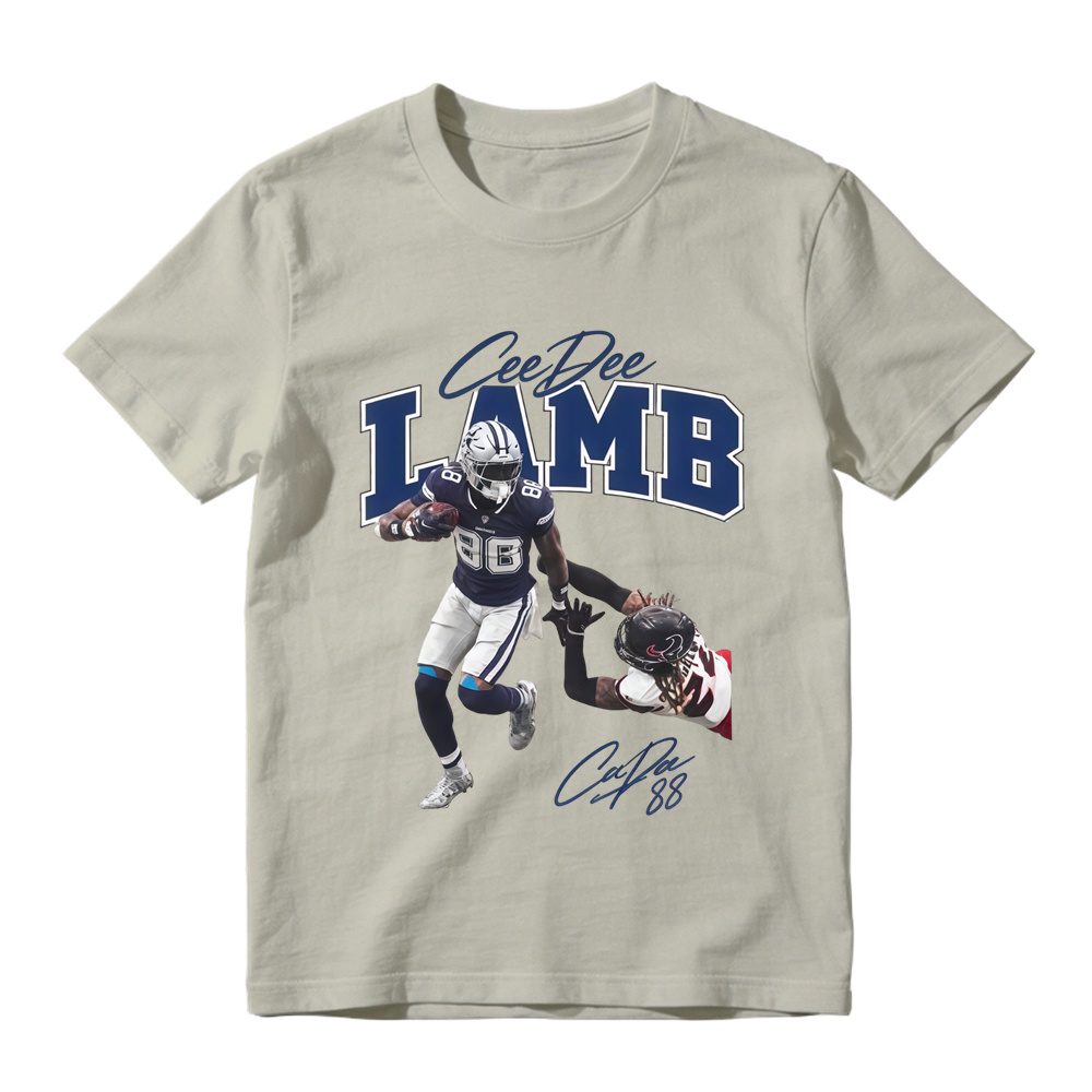 Ceedee Lamb Shirt, Vintage Sport Tee, Retro American Football Bootleg Gift