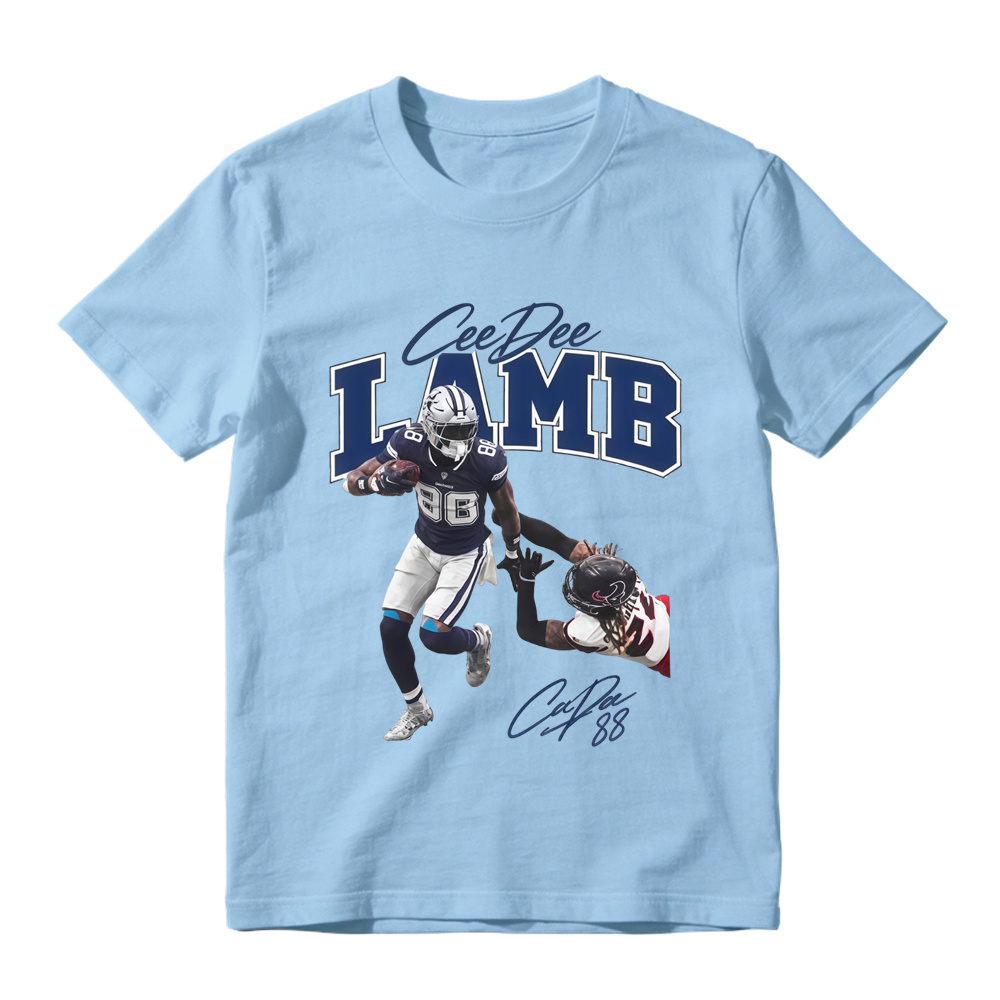 Ceedee Lamb Shirt, Vintage Sport Tee, Retro American Football Bootleg Gift