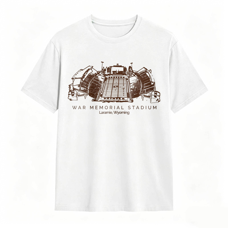 War Memorial Stadium Laramie Wyoming T-shirt