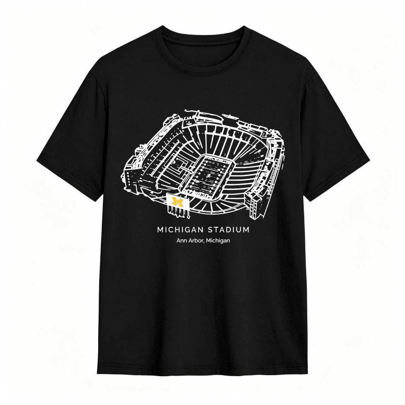 Michigan Stadium Ann Arbor Michigan T-shirt