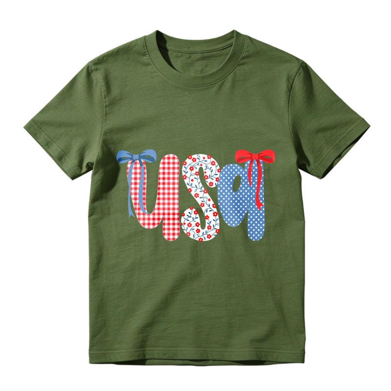 Usa Patriotic Pattern Classic T-shirt