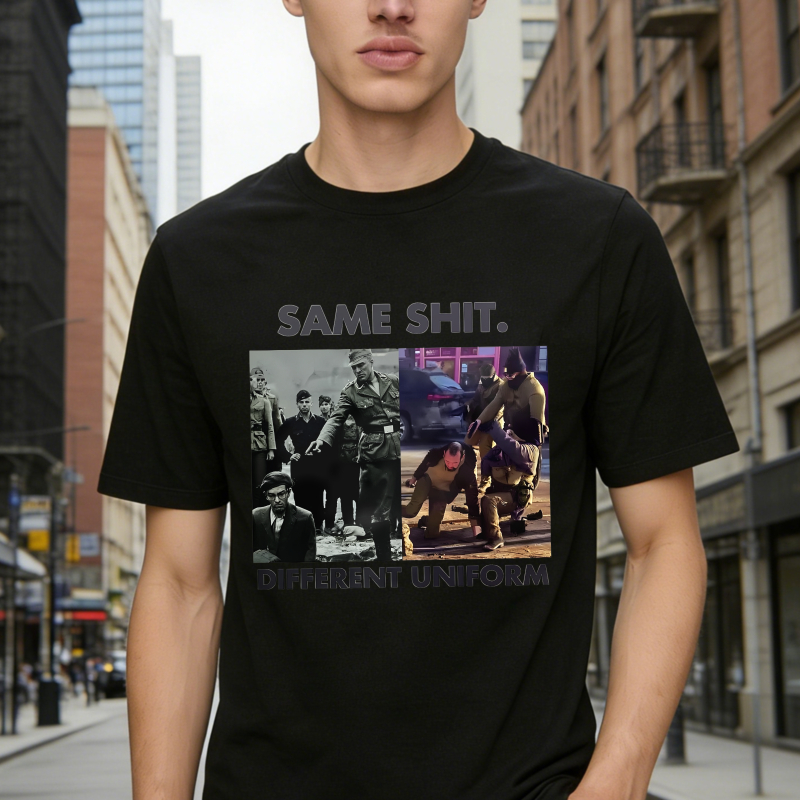 Same Shit Different Uniform Historical And Modern Soldiers Comparison Graphic Unisex Classic T-shirt