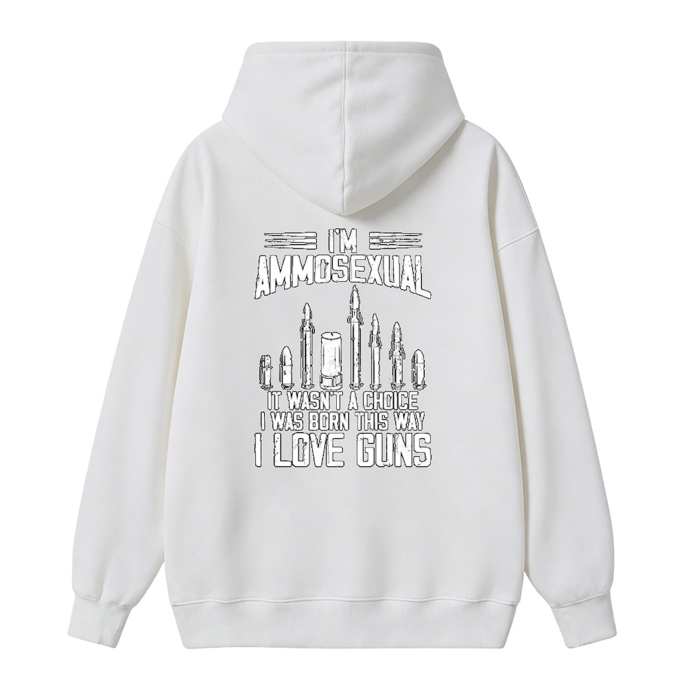 I Love Guns Ammosexual Born This Way Unisex Classic Hoodie
