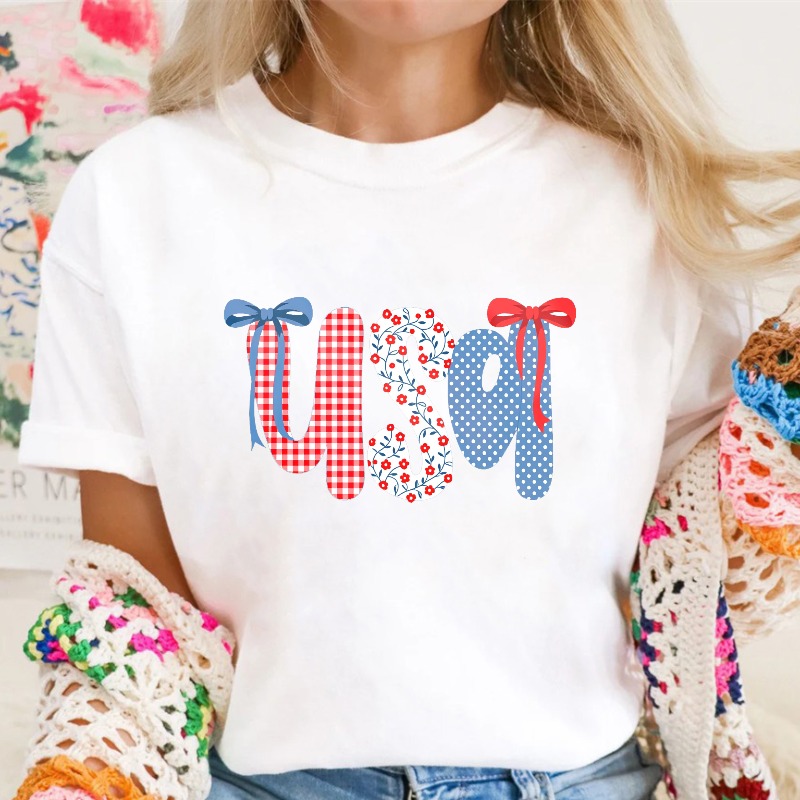 Usa Patriotic Pattern Classic T-shirt