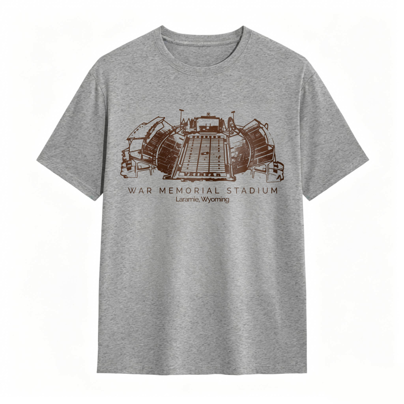 War Memorial Stadium Laramie Wyoming T-shirt