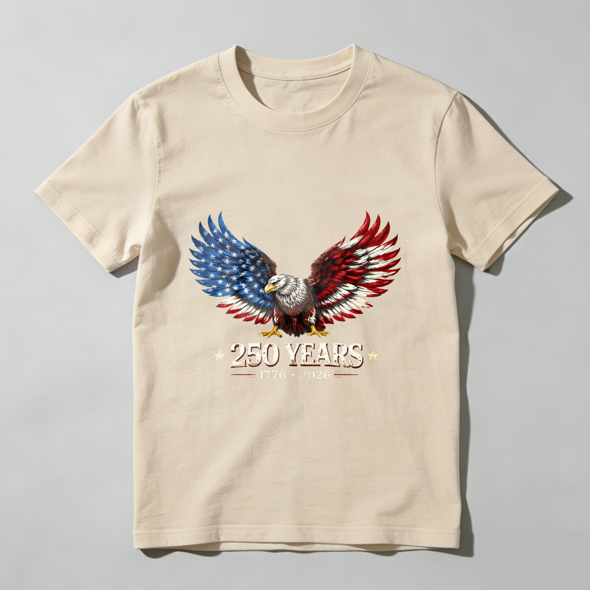 American Eagle 250 Years Independence Day 1776 2026 Usa Flag Patriotic T Shirt