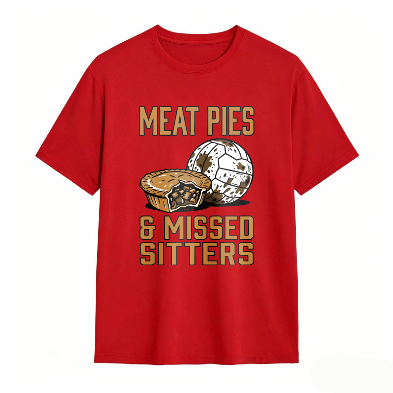 Meat Pies And Missed Sitters Football Theme Unisex Classic T-shirt
