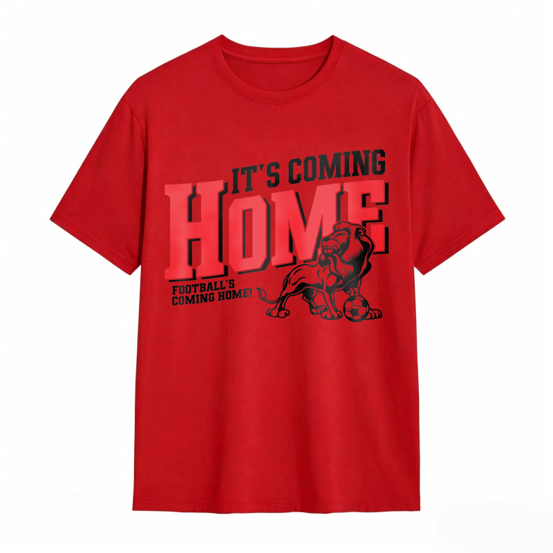 Its Coming Home Footballs Coming Home Lion And Soccer Ball Unisex Classic T-shirt