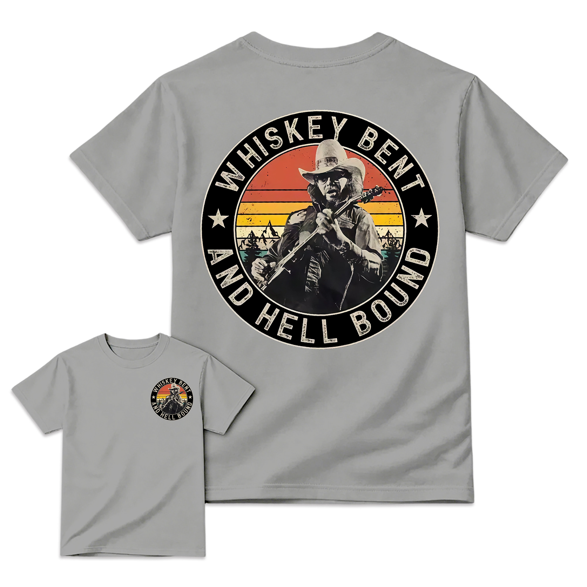 Vintage Country Music T-Shirt, Retro Outlaw Cowboy Graphic Tee, Western Unisex Shirt