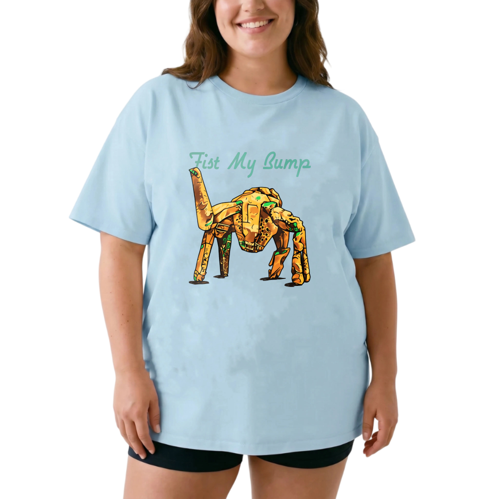 Fist My Lump Robot Design tshirt 100% cotton