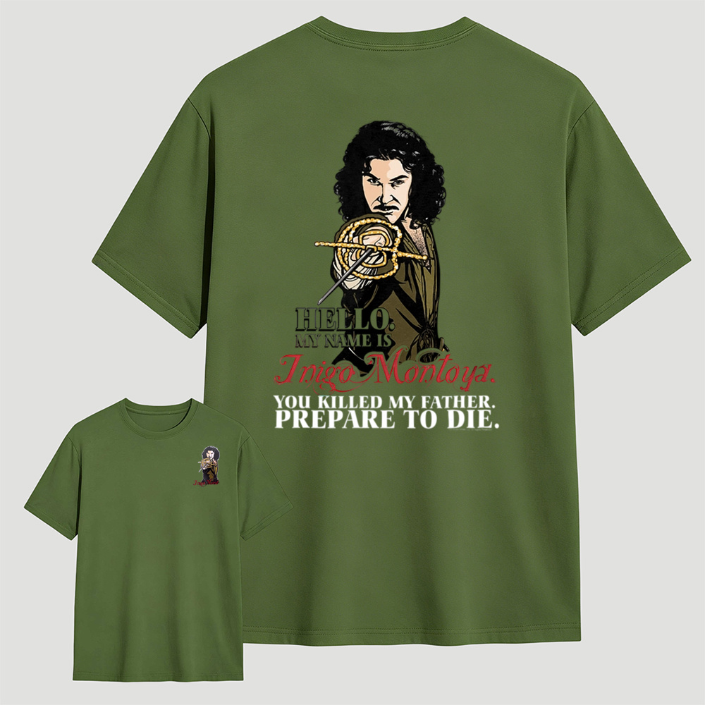 Hello My Name Is Inigo Montoya Movie Quote T-Shirt