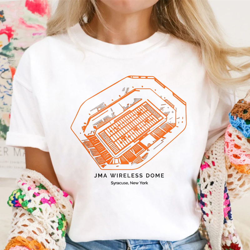 Jma Wireless Dome Syracuse New York Stadium Architecture T-shirt