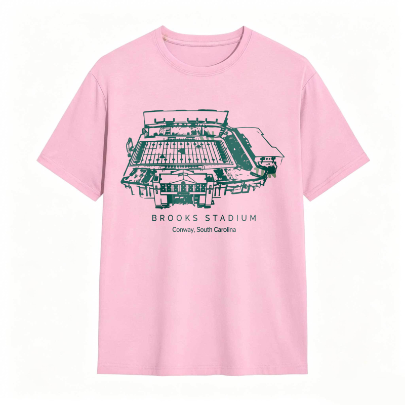 Brooks Stadium Conway South Carolina Stadium Graphic T-shirt