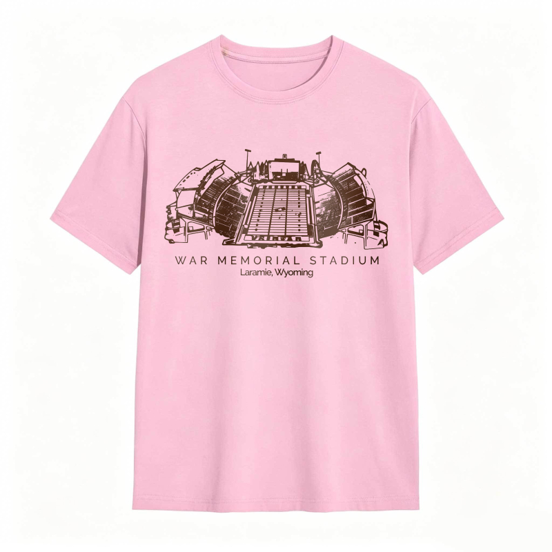 War Memorial Stadium Laramie Wyoming T-shirt