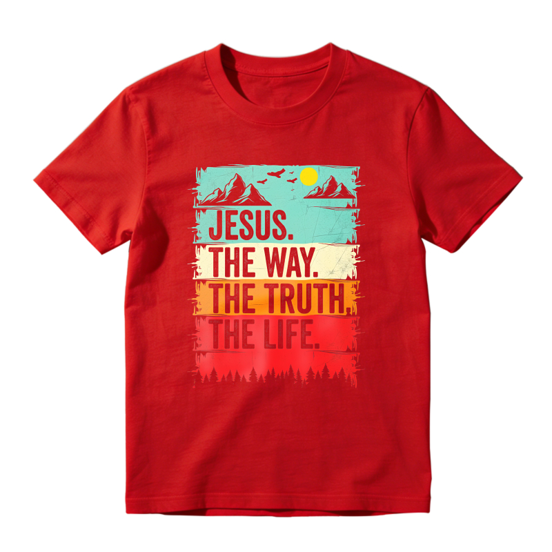 Dorawear™ Jesus The Way The Truth The Life Mountain Landscape Unisex Classic T-shirt