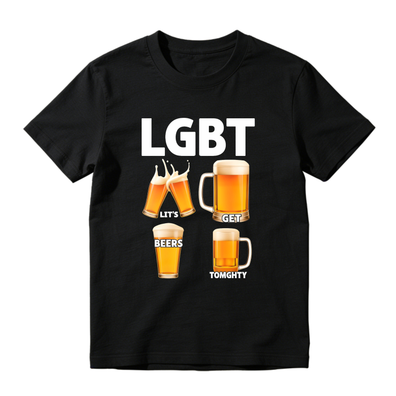 LGBT Beer Toast Design T-shirt