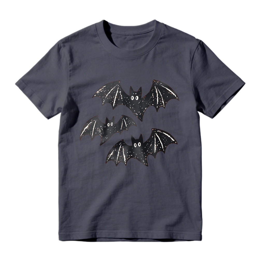 Starry Night Bat Silhouette Graphic Unisex Classic T-shirt