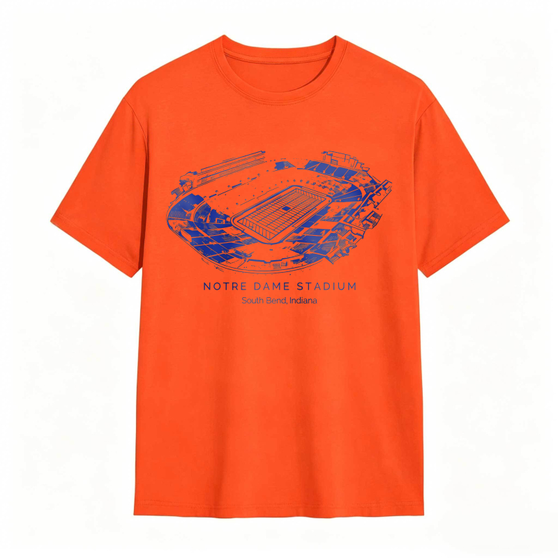 Notre Dame Stadium South Bend Indiana T-shirt