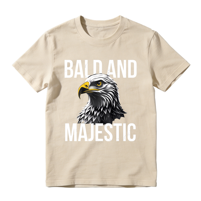 Bald Eagle And Majestic Text Design Classic T-shirt