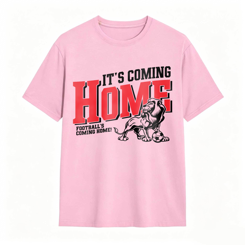 Its Coming Home Footballs Coming Home Lion And Soccer Ball Unisex Classic T-shirt