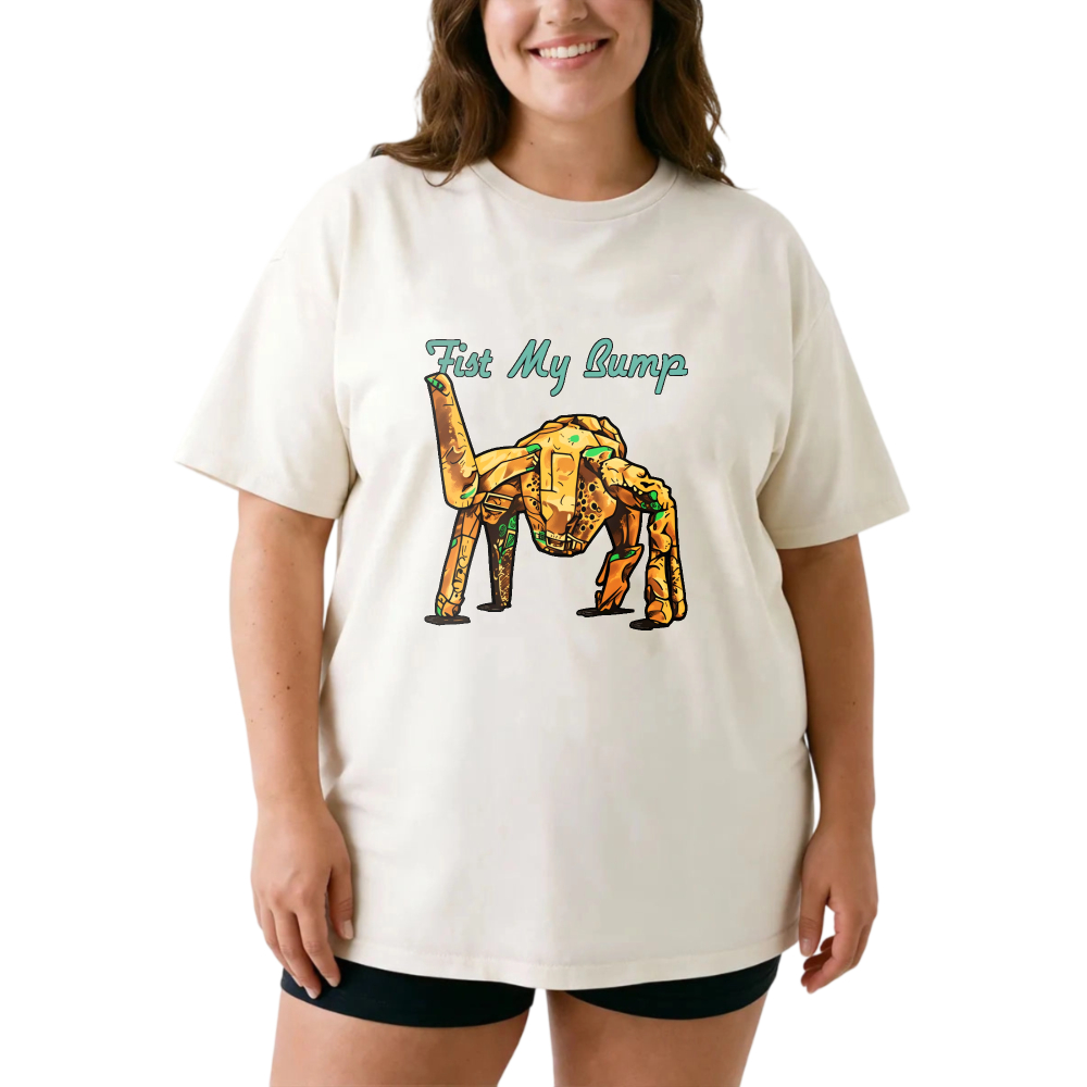 Fist My Lump Robot Design tshirt 100% cotton