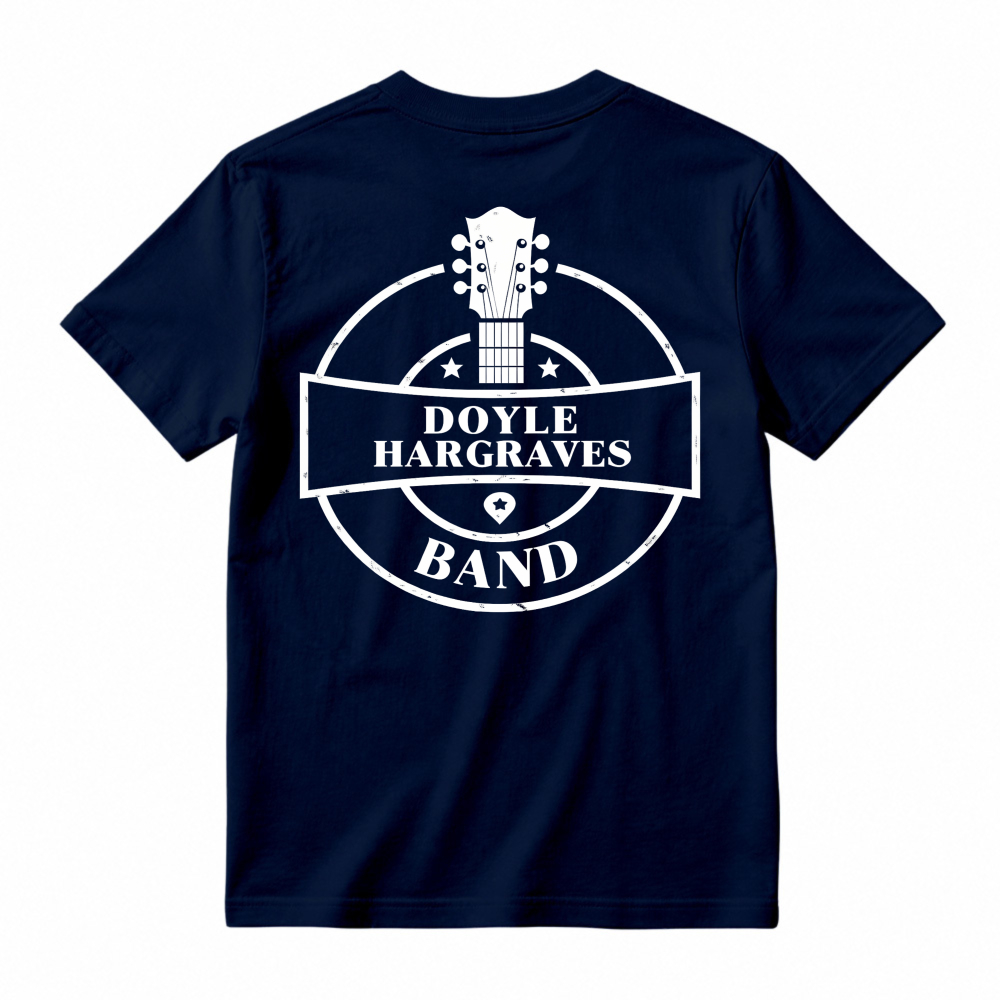 Doyle Hargraves Band Guitar Logo Graphic T-shirt