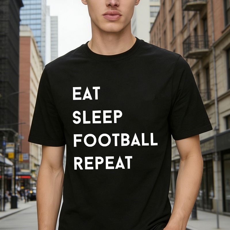 Eat Sleep Football Repeat Unisex Classic T-shirt
