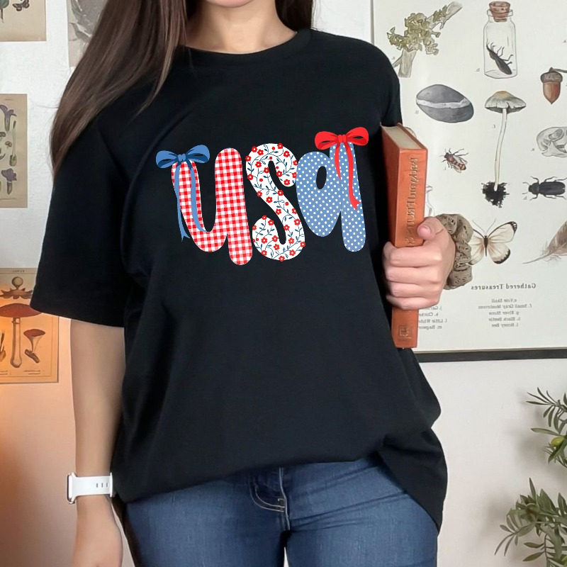Usa Patriotic Pattern Classic T-shirt