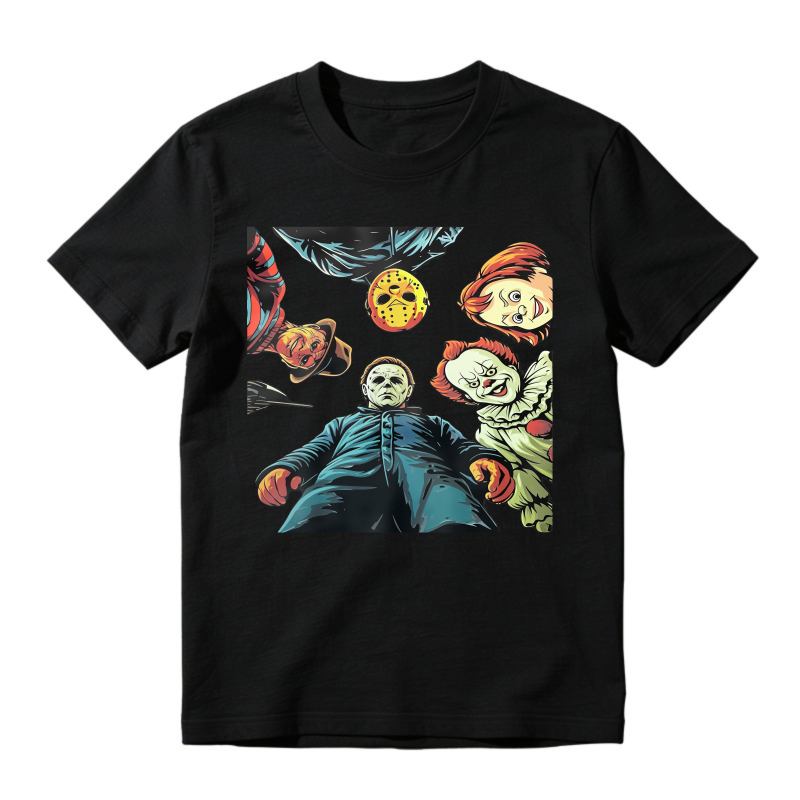 Horror Movie Icons Collage Graphic Unisex Classic T-shirt