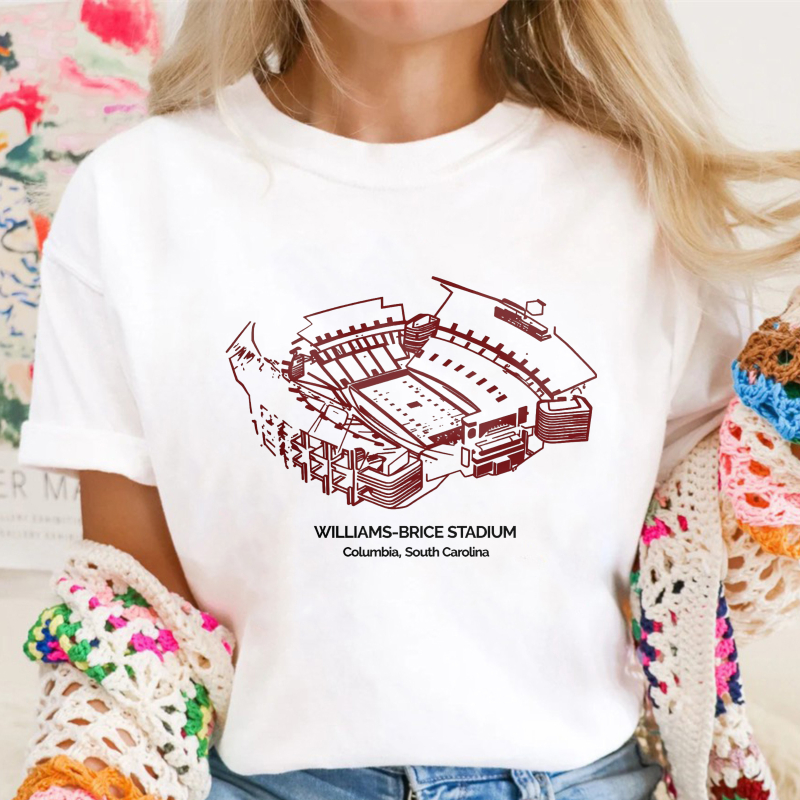Williams Brice Stadium Columbia South Carolina T-shirt