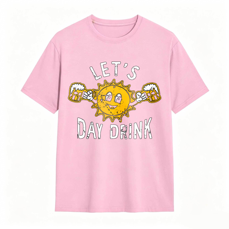 Sun With Beer Mugs Let's Day Drink Unisex Classic T-shirt