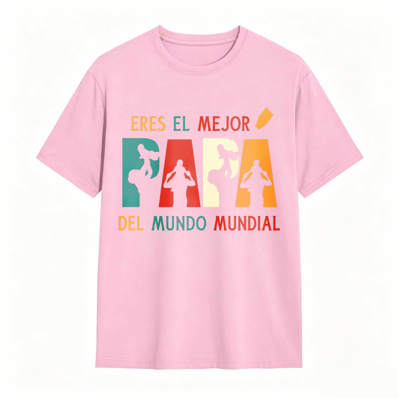 Best Dad In The World Silhouette Design Unisex Classic T-shirt