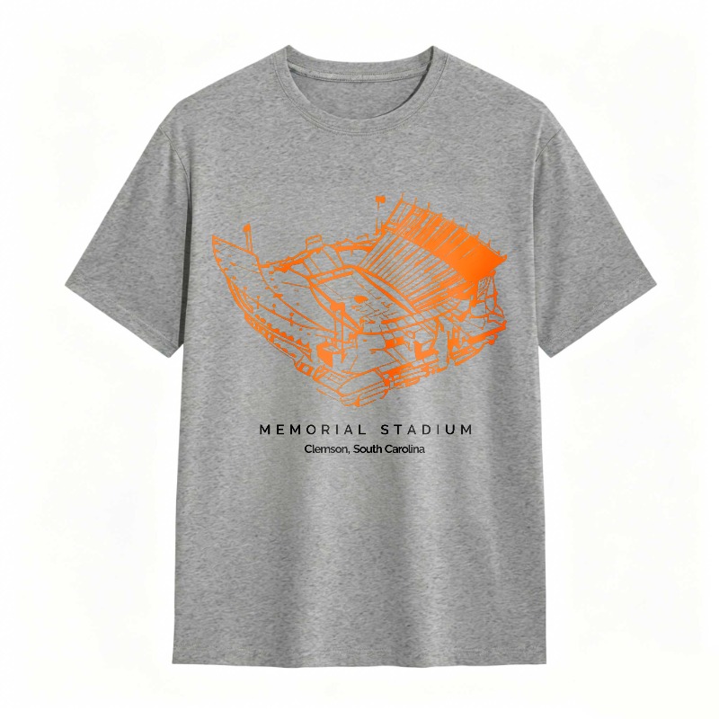 Memorial Stadium Clemson South Carolina Stadium Graphic T-shirt